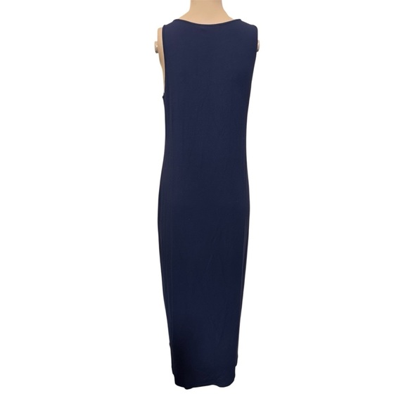 Eileen Fisher Navy Midi Dress - Picture 3 of 4
